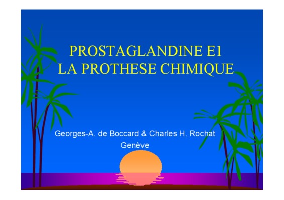 la prostaglandine Book