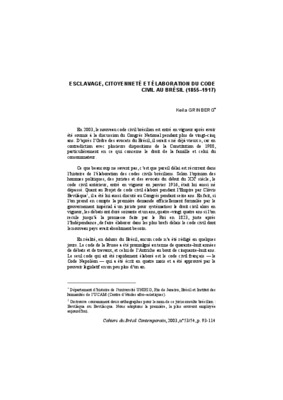 consequences esclavage bresil Book