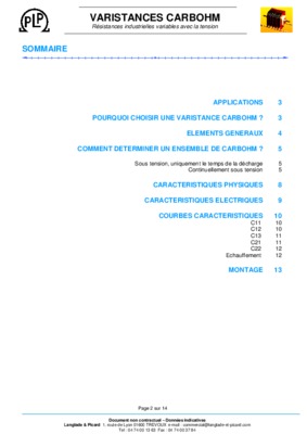 exercices sur les varistances Book