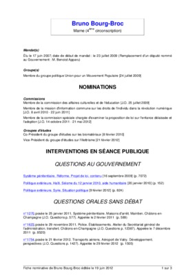 bourg broc Book