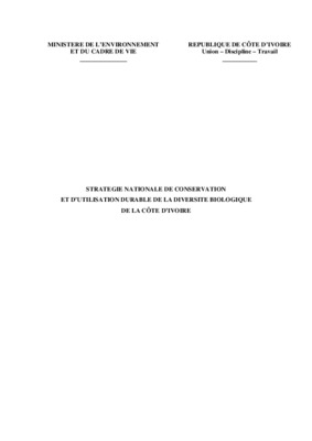 strategie nationale sur la biodiversite au senegal Book