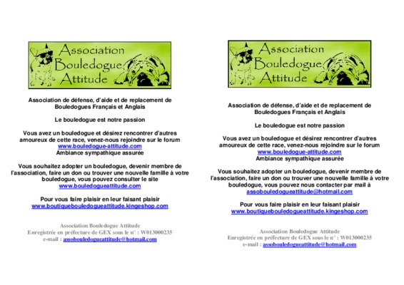 bouledogues Book