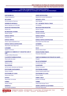 congressistes Book