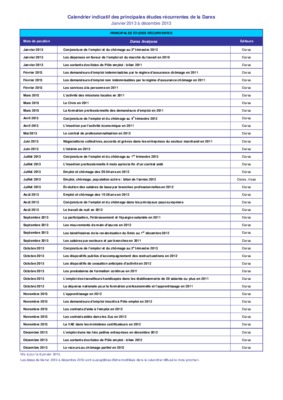 calendrier des etudes Book
