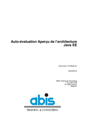 auto test architecture java ee Book