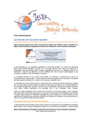 economie spatiale Book