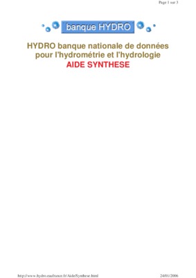 hydrometrie Book