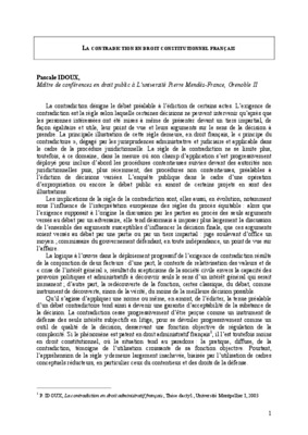 quelques observations sur le principe du contradictoire Book