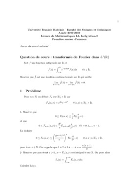 cours de la transformee de fourier en z Book