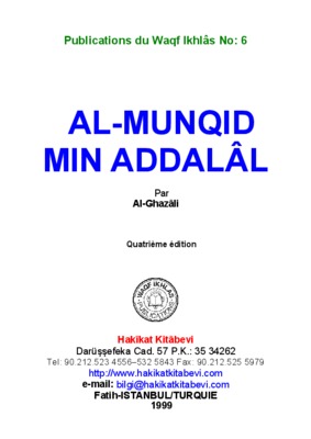 al munqid Book