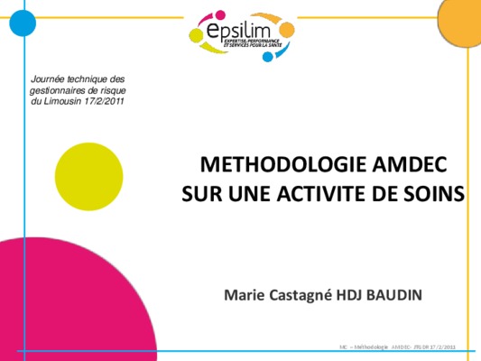 dossier de la methodologie amdec Book