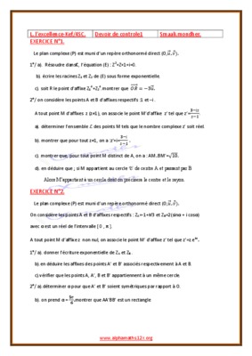 devoir de controle1 Book