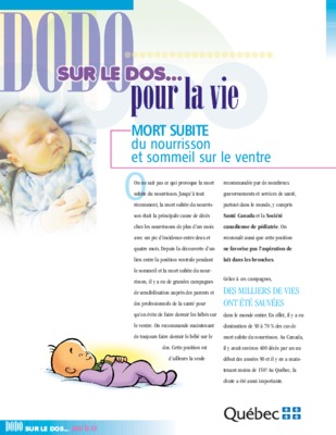 mort subite du nourrisson Book