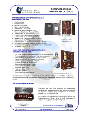 calculo de proteccion catodica por corriente impresa Book