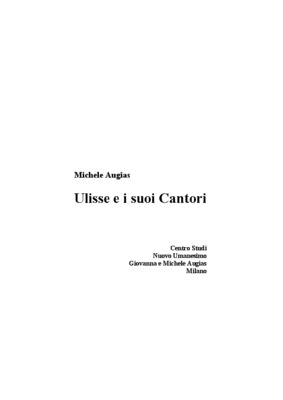 cantori Book