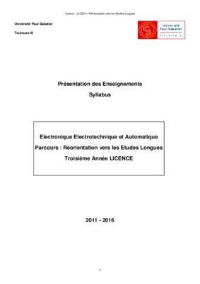 ingenierie electrique universite lille 1 Book