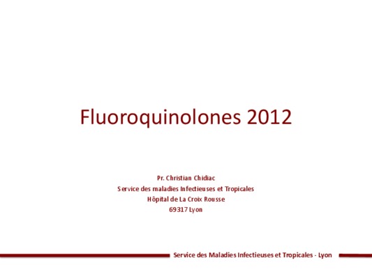 fluoroquinolones Book
