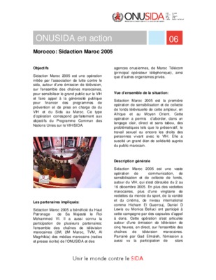 sidaction 2010 au maroc Book