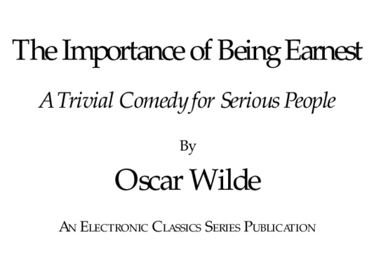 earnest Book