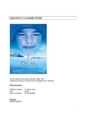 oscar et la dame rose Book