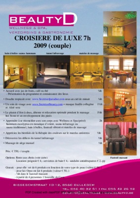 croisiere de luxe Book