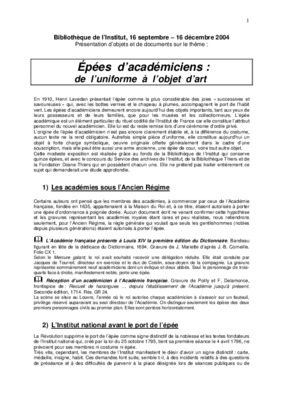 porte epees Book