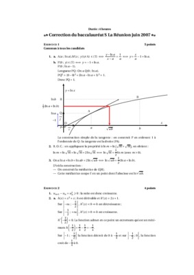 correction baccalaureat math la reunion 1996 Book