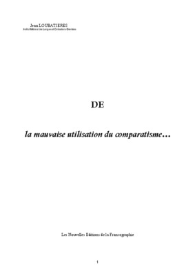 le comparatisme en litterature Book