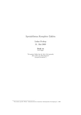 leitprogramm komplexe zahlen Book