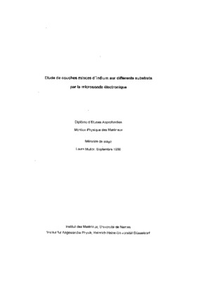 couches minces sur substrats Book