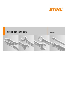 recherche des pannes reparations standards stihl 023 Book