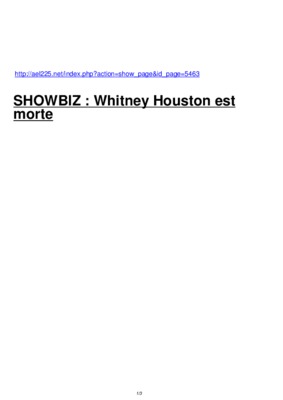 whitney houston Book