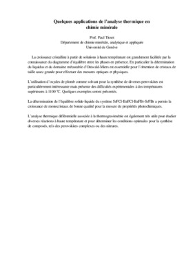 chimie minerale cours et applications habib boughzala Book