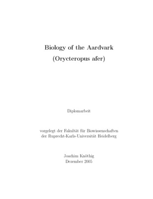 aardvark Book