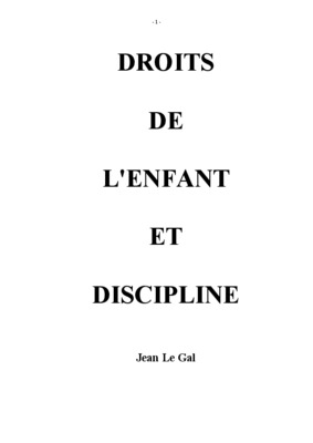 discipline enfant Book