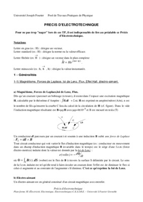 precis breal electrotechnique Book