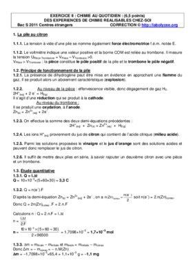la chimie au quotidien Book