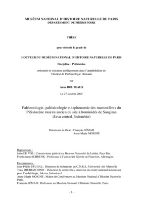 paleoecologie Book