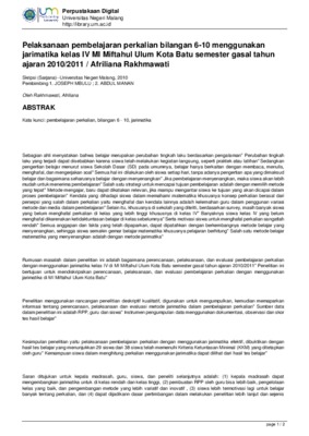 perkalian jarimatika Book