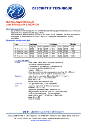 bungalow chantier 10 m Book