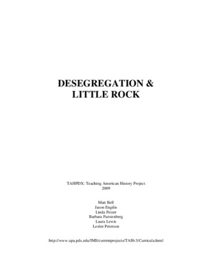 desegregation Book
