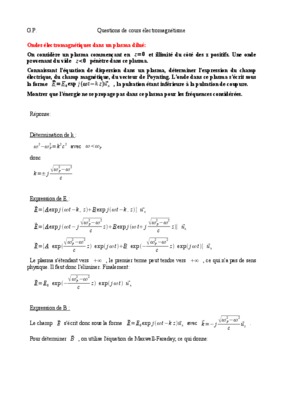 onde dans un plasma Book