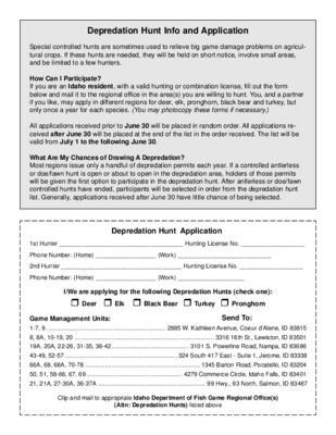 depredation Book