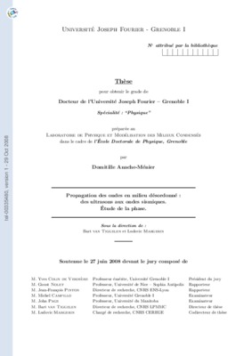 propagation des oem dans les milieux Book