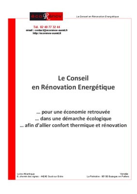 conseil energetique Book