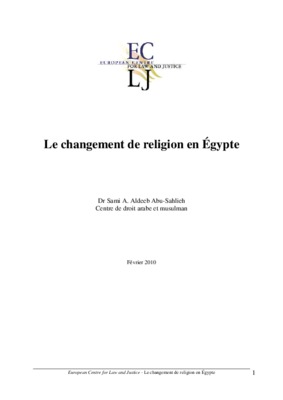 changement de religion Book
