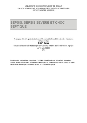 sepsis en pediatrie Book