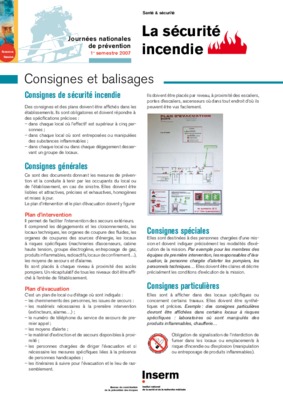 consignes securite incendie hotel Book