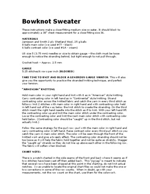 sweater Book