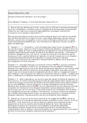 mazeaud Book